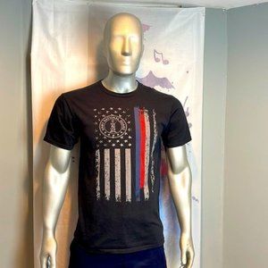 Army National Guard Black Slim T-Shirt Size M